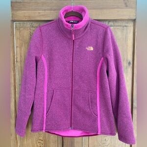 The North Face Pink Banderitas Full Zip Fleece Jacket